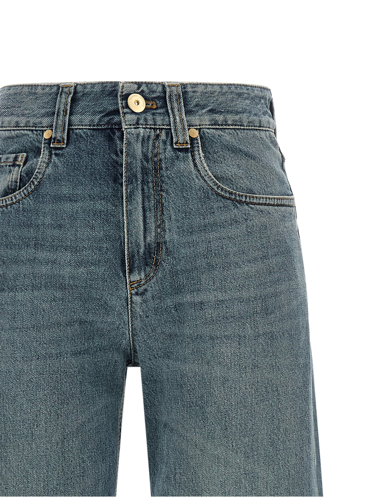Brunello Cucinelli Contemporary Loose Blue Jeans