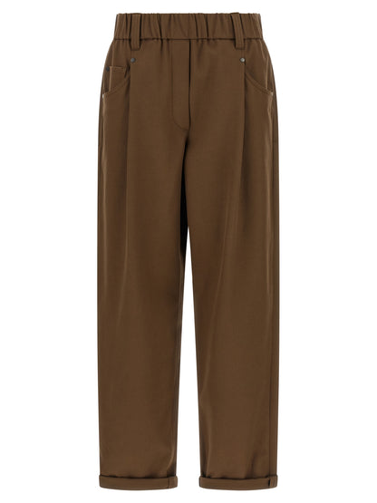 Brunello Cucinelli Baggy Pull-on Pants