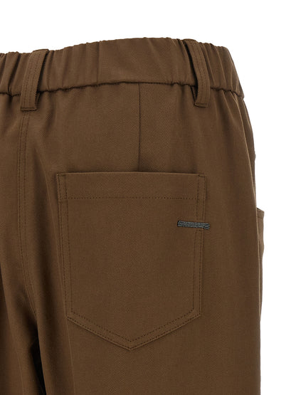 Brunello Cucinelli Baggy Pull-on Pants
