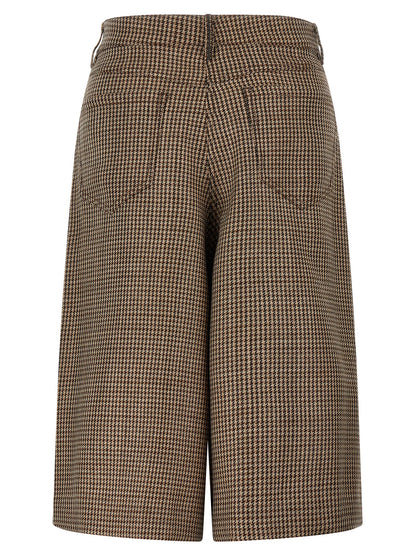 Brunello Cucinelli Prince Of Wales Lamé Bermuda Shorts
