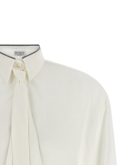 Brunello Cucinelli Shiny Collar Shirt