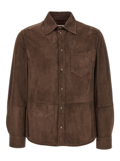 Brunello Cucinelli Suede Overshirt