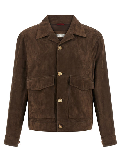 Brunello Cucinelli Suede Jacket