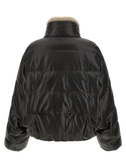 Brunello Cucinelli Padded Leather Jacket