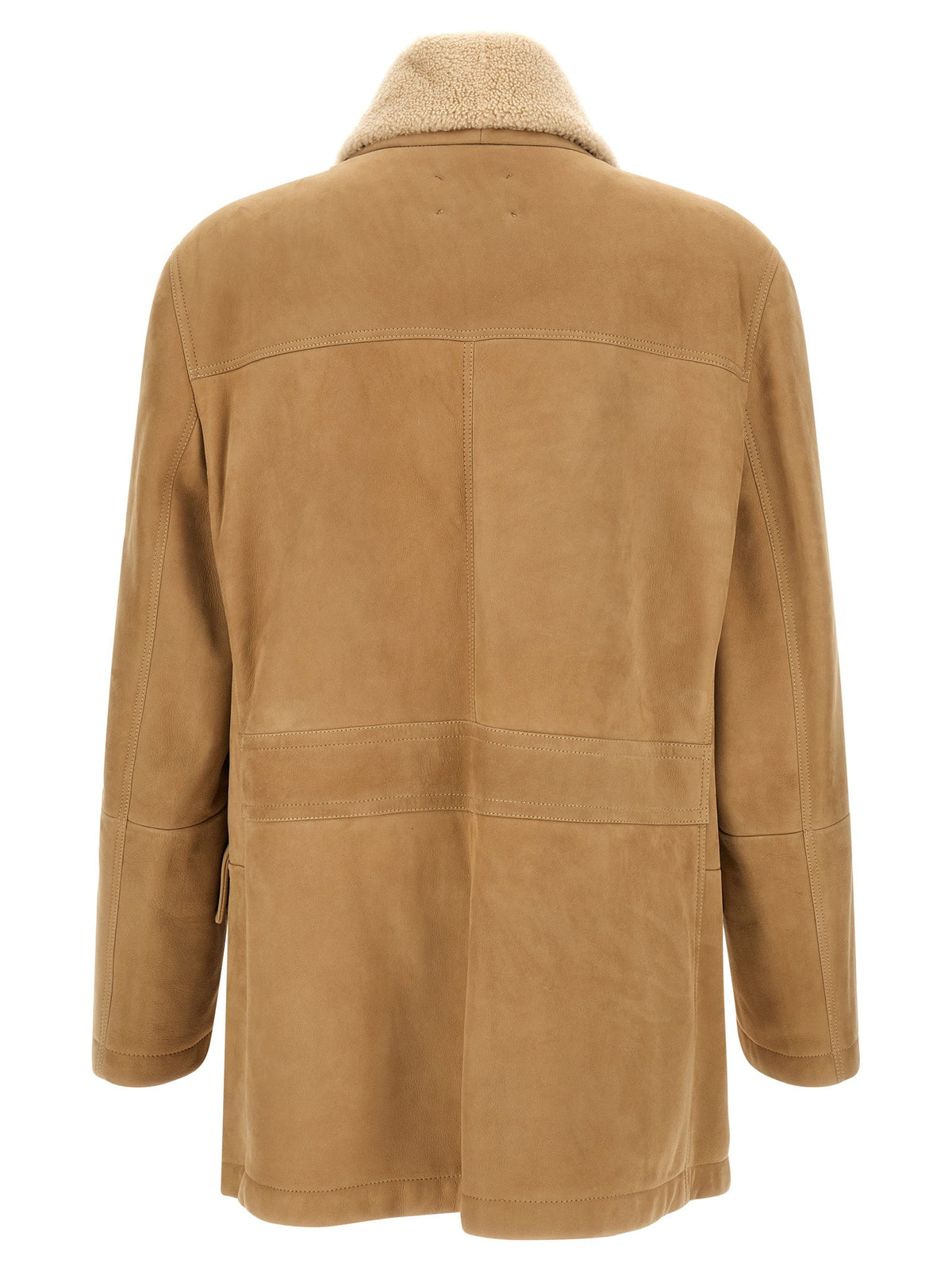 Brunello Cucinelli Caban Shearling Curly
