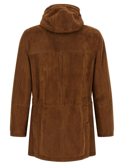 Brunello Cucinelli Suede Parka