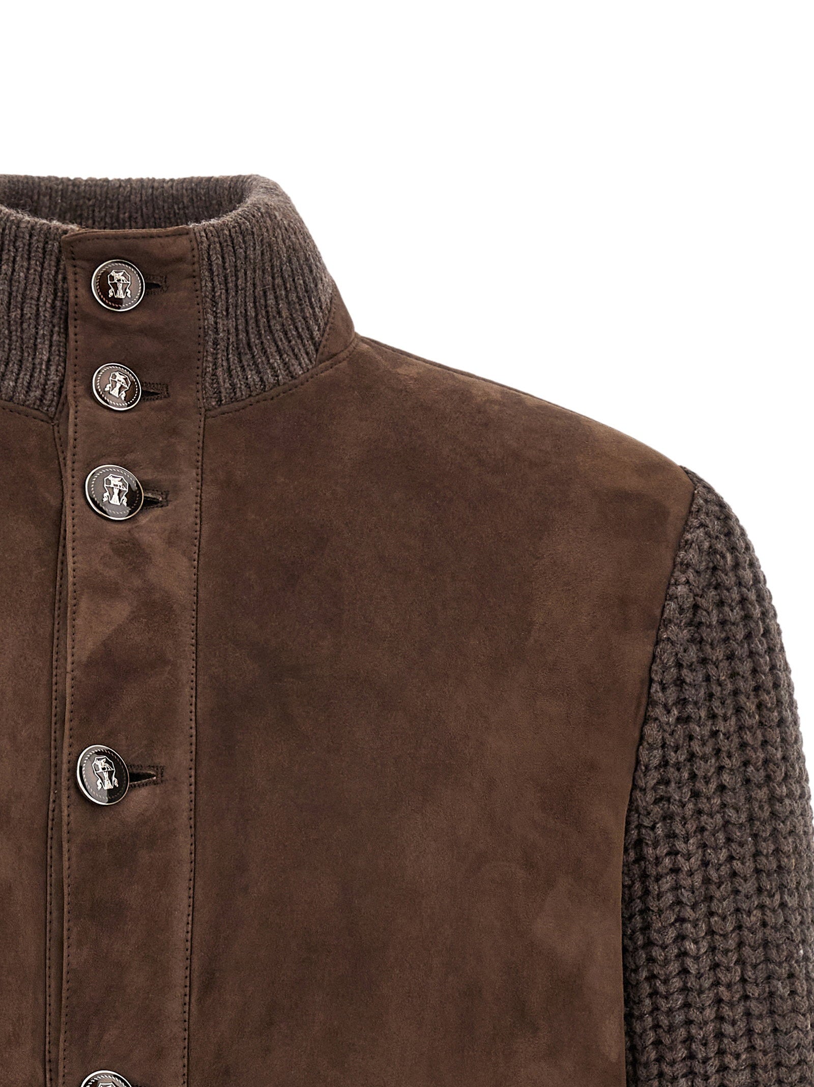 Brunello Cucinelli Suede Insert Jacket