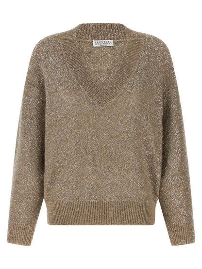Brunello Cucinelli Dazzling Texture Sweater