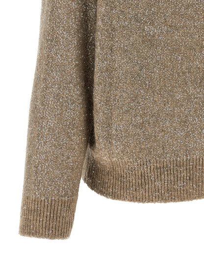 Brunello Cucinelli Dazzling Texture Sweater