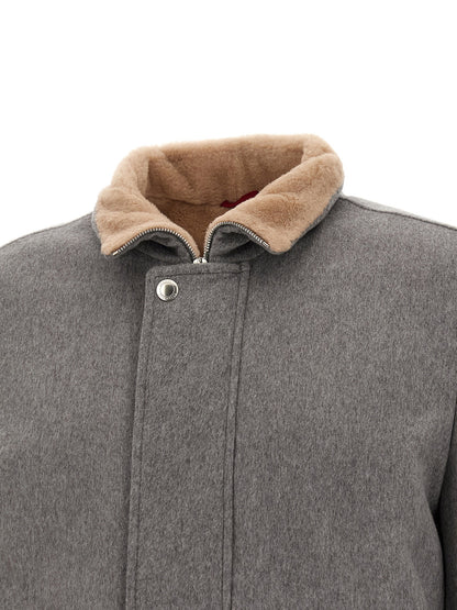 Brunello Cucinelli Cashmere And Vicuna Jacket