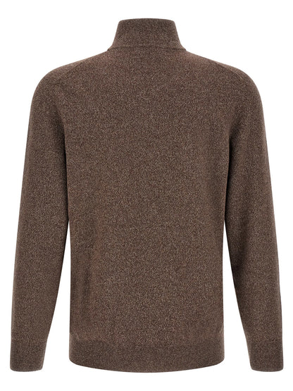 Brunello Cucinelli High Neck Cardigan With Zip