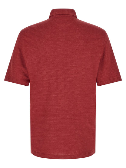 Brunello Cucinelli Polo Jersey Mélange