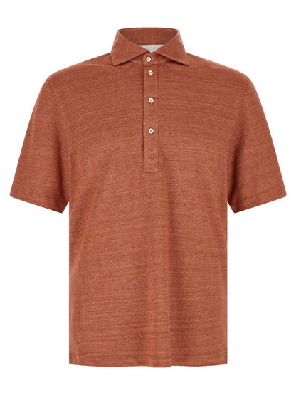 Brunello Cucinelli Polo Jersey Mélange