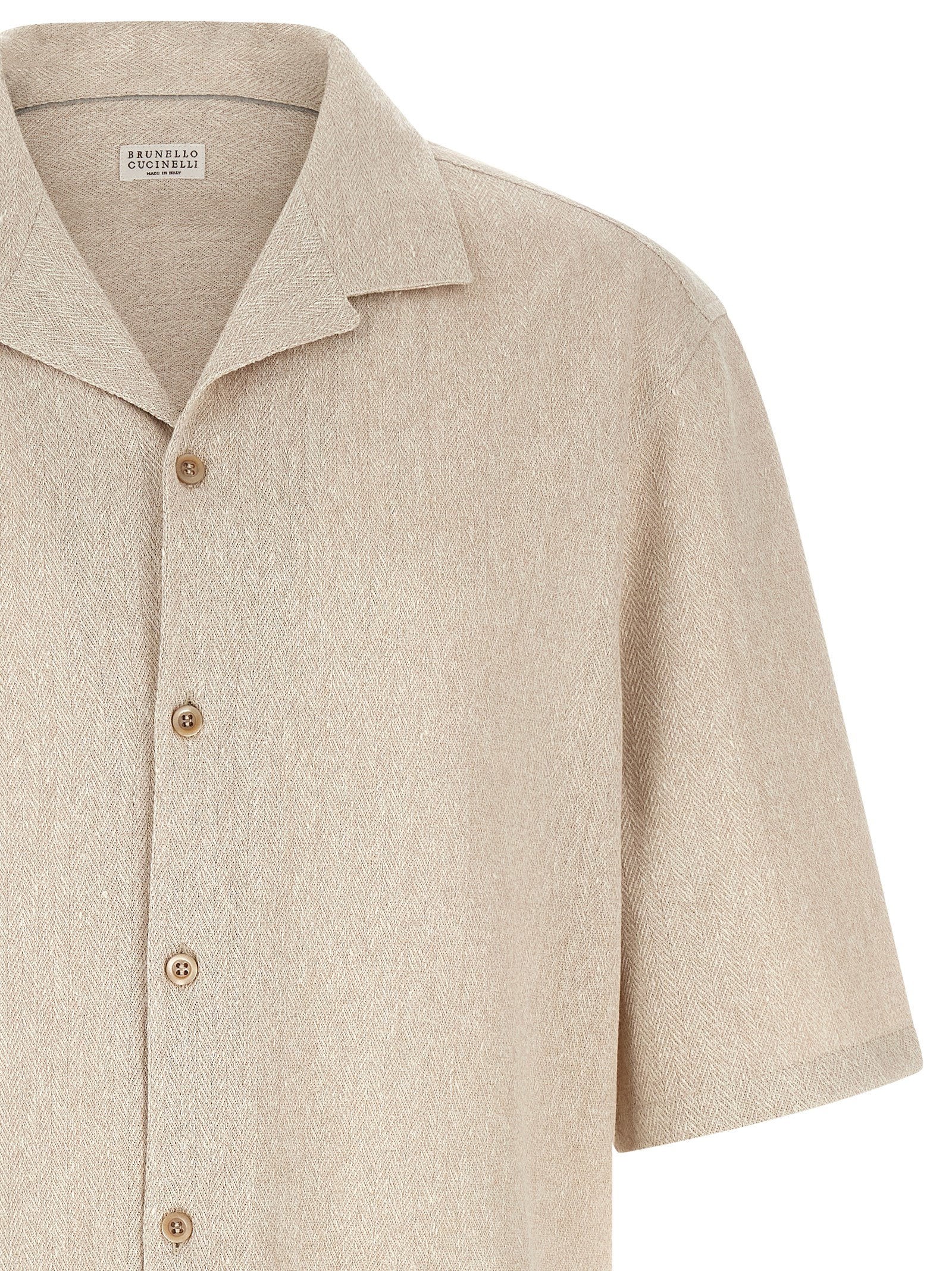 Brunello Cucinelli Camp Collar Shirt
