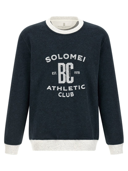 Brunello Cucinelli Cotton And Linen Sweatshirt