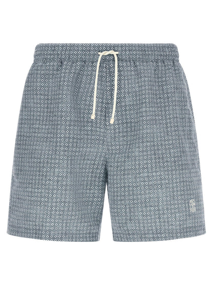 Brunello Cucinelli Flower Print Swimsuit