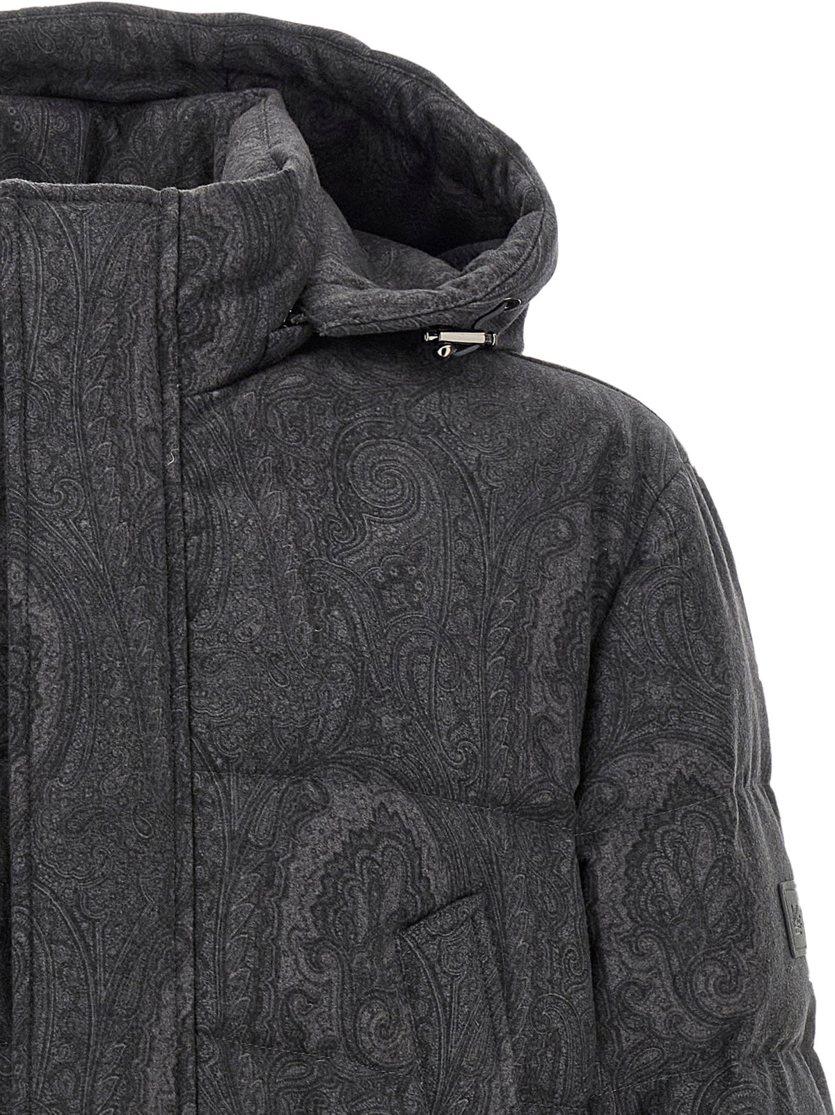 Etro Grey Arnica Down Jacket
