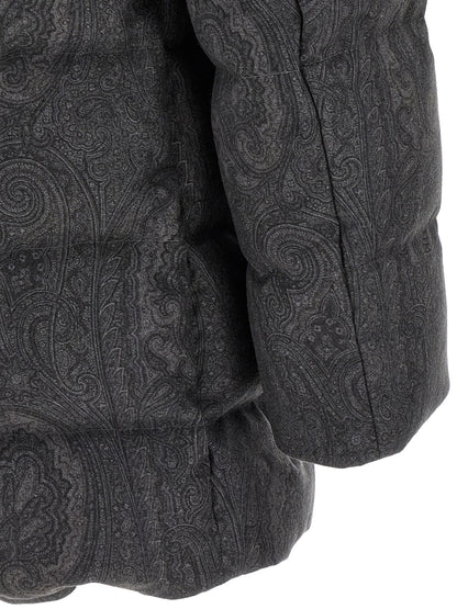 Etro Grey Arnica Down Jacket