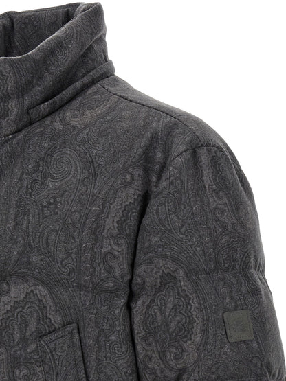 Etro Grey Arnica Down Jacket