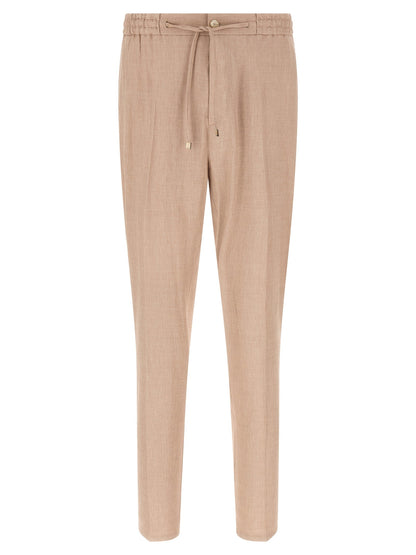 Etro Flamed Linen Joggers