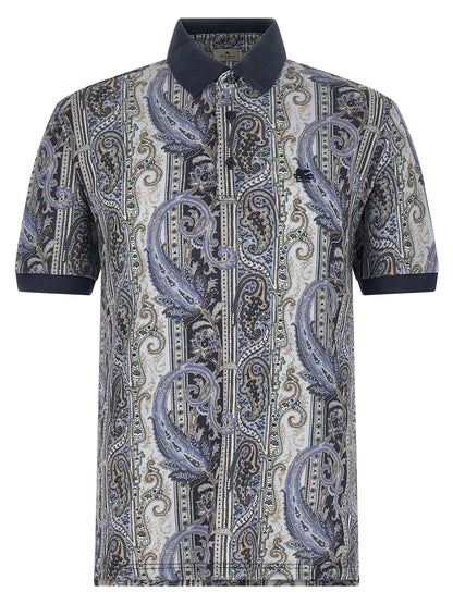 Etro Arnica Paisley Polo Shirt