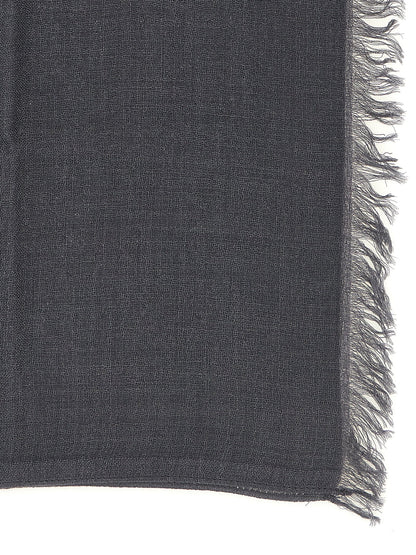 Brunello Cucinelli Stole With Fringed Profiles