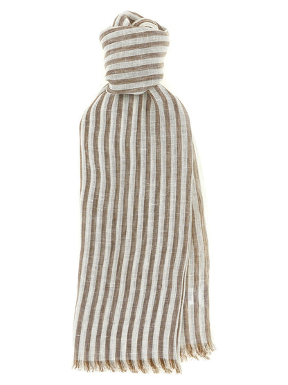 Brunello Cucinelli Sparkling Linen Scarf