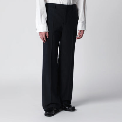 Séfr Pinstriped wool-blend trousers
