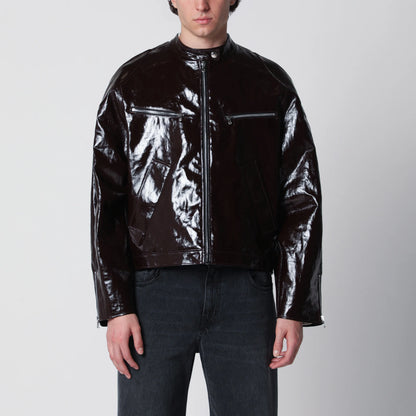 Séfr Ristretto Racer coated linen jacket