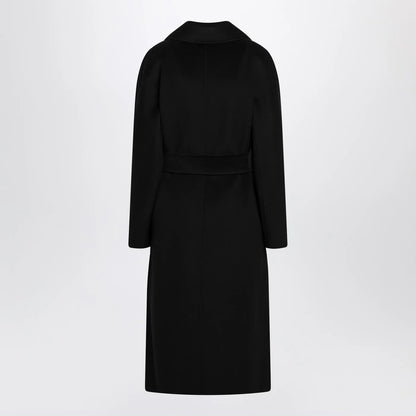 Max Mara Studio Black coat with belt