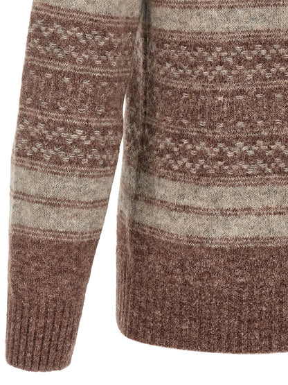 Brunello Cucinelli Nordic Jacquard Cardigan