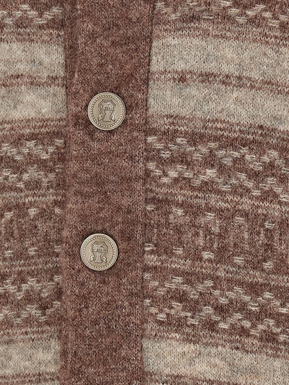 Brunello Cucinelli Nordic Jacquard Cardigan