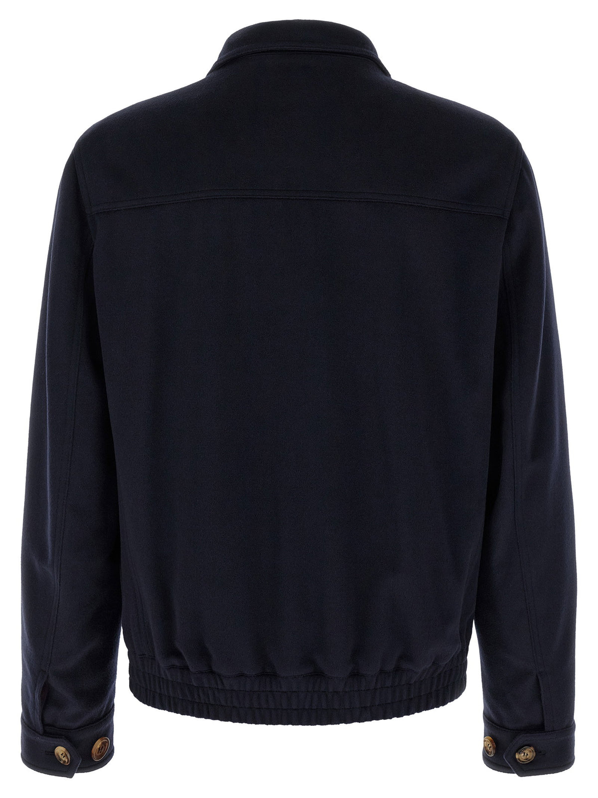 Brunello Cucinelli Wool Bomber Beaver