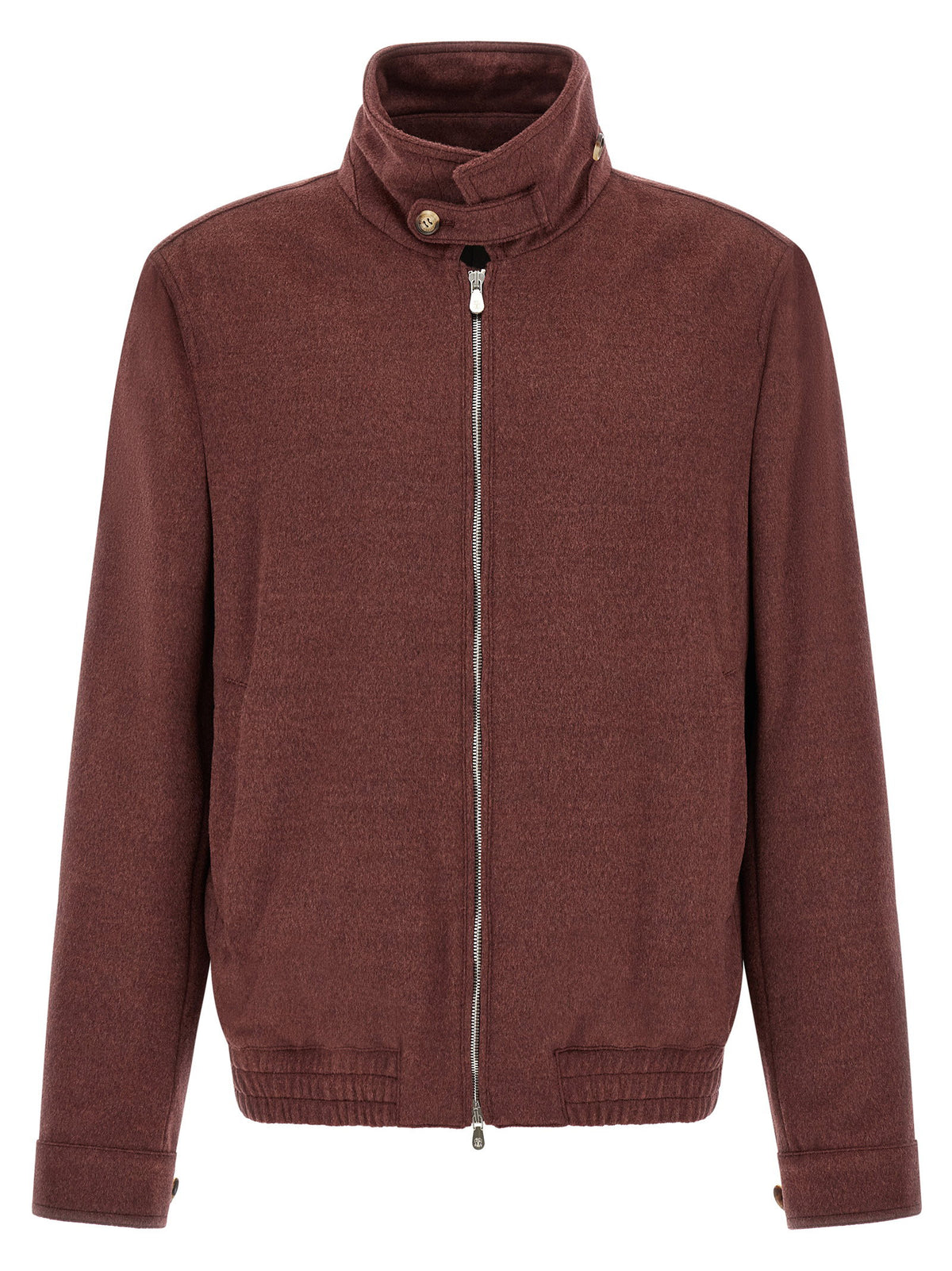 Brunello Cucinelli Virgin Wool Beaver Bomber Jacket