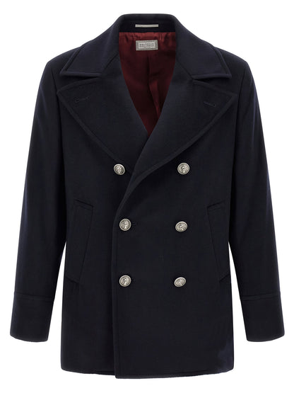 Brunello Cucinelli Peacoat Coat