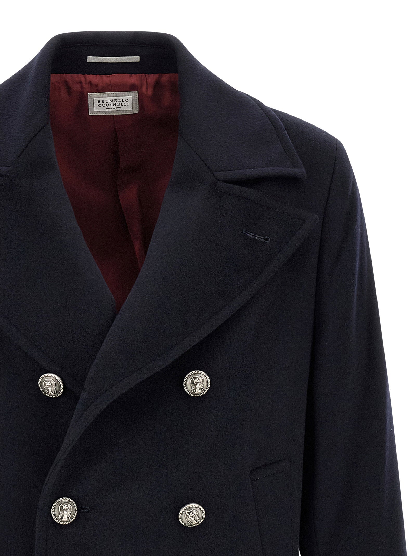 Brunello Cucinelli Peacoat Coat