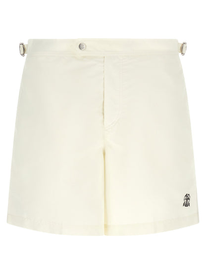 Brunello Cucinelli Logo Embroidery Swimsuit