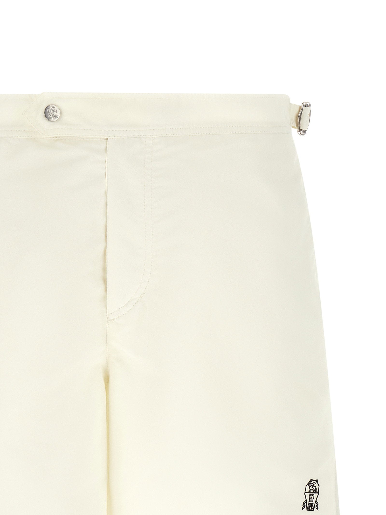 Brunello Cucinelli Logo Embroidery Swimsuit