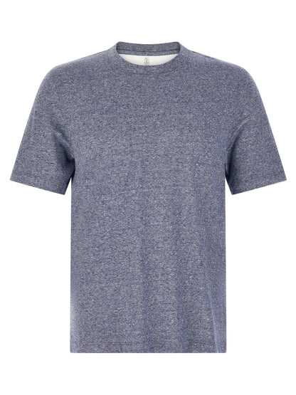 Brunello Cucinelli Mélange Linen Blend T-shirt