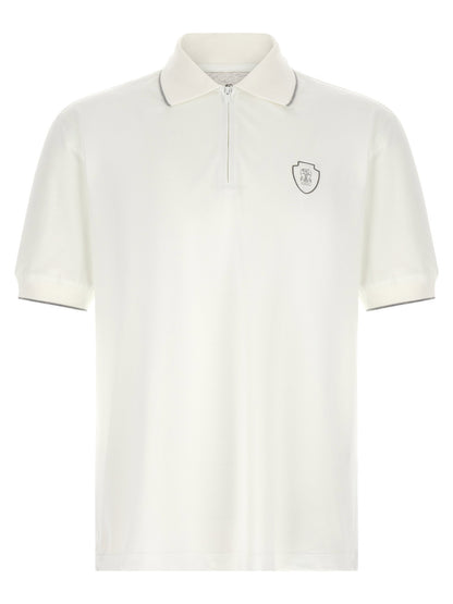 Brunello Cucinelli Techno Piquet Polo Shirt