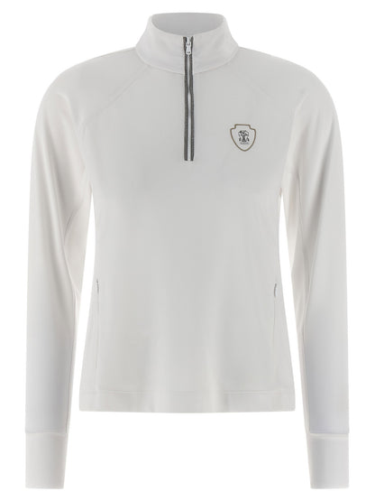 Brunello Cucinelli Precious Half Zip Sweater