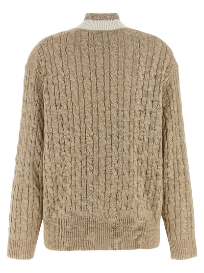 Brunello Cucinelli Braided Cardigan