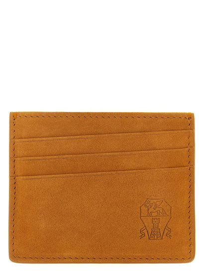 Brunello Cucinelli Suede Card Holder