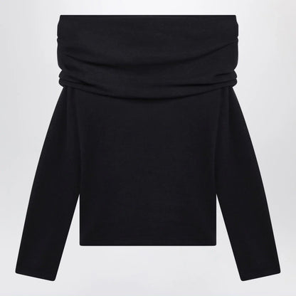 Max Mara Navy lightweight cashmere sweater