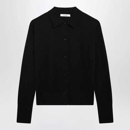 Max Mara Black wool-blend cardigan