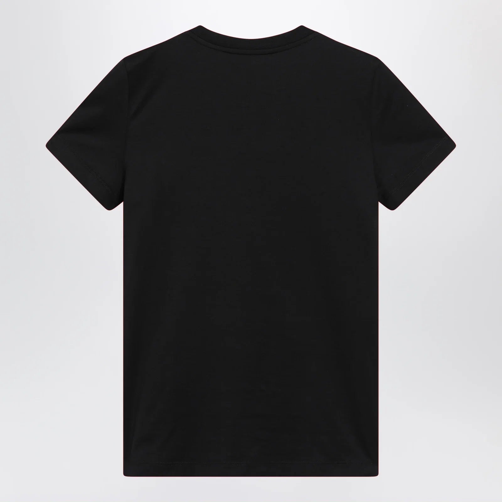 Max Mara Black cotton jersey T-shirt with front print