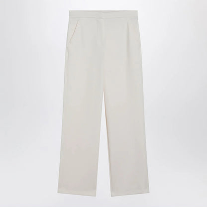 Max Mara Ivory straight-leg trousers