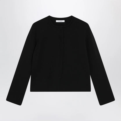 Max Mara Black viscose-blend cardigan