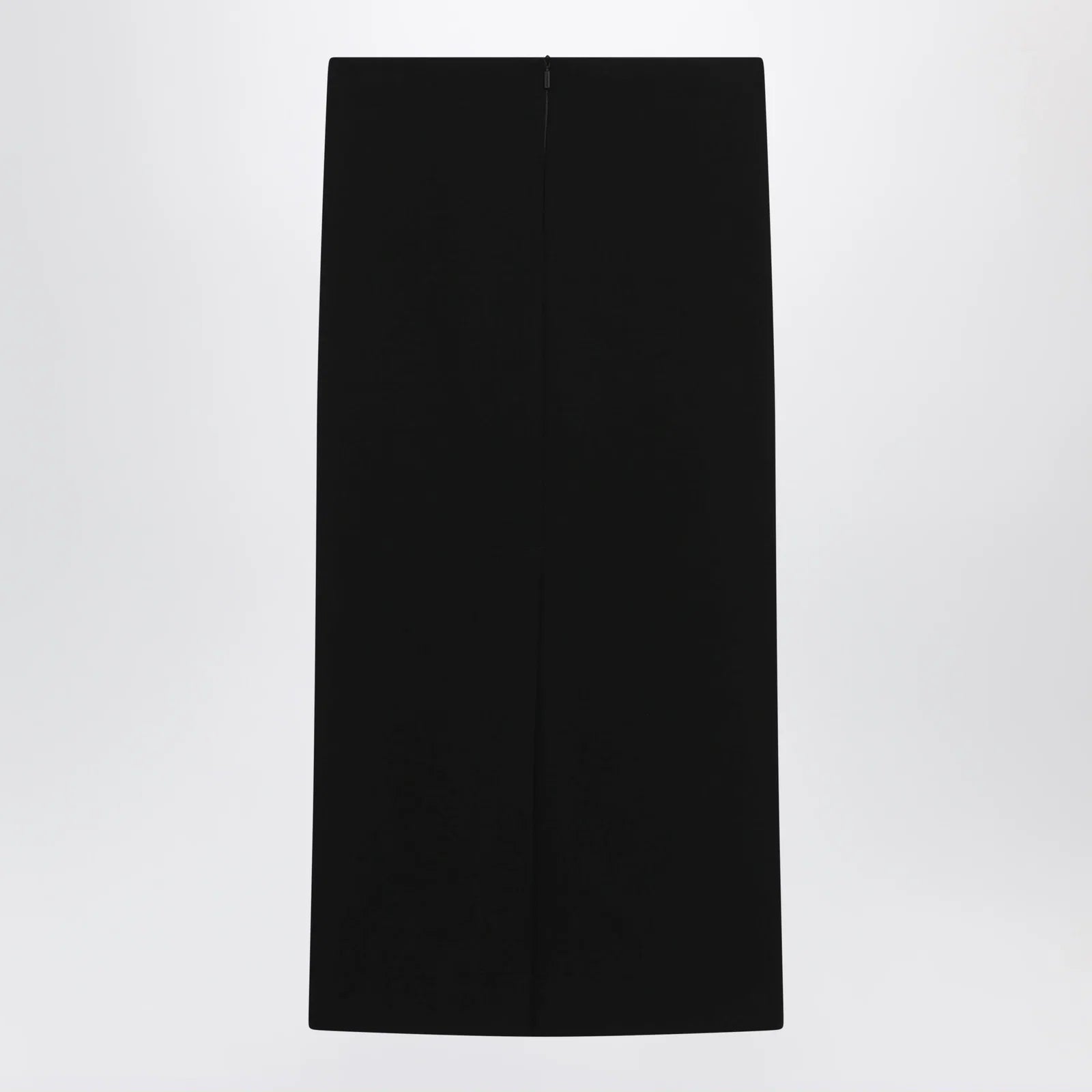 Max Mara Midi skirt in compact crêpe jersey in black