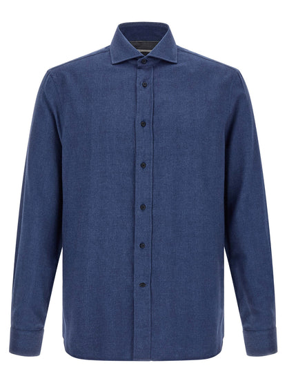 Brunello Cucinelli Herringbone Shirt